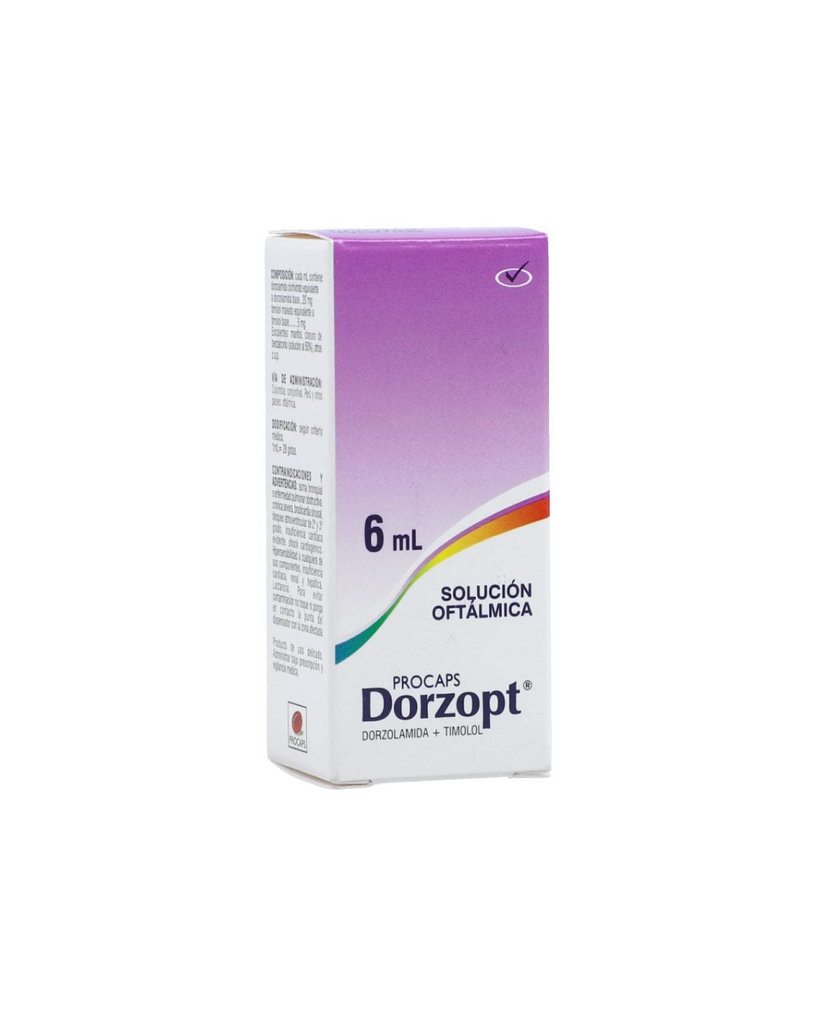 Dorzopt Solución Oftálmica (20Mg+5Mg)/mL Frasco X 6mL