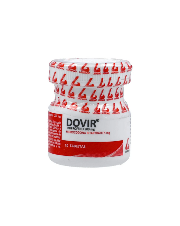 Dovir 200Mg+5Mg Tableta Frasco X 10