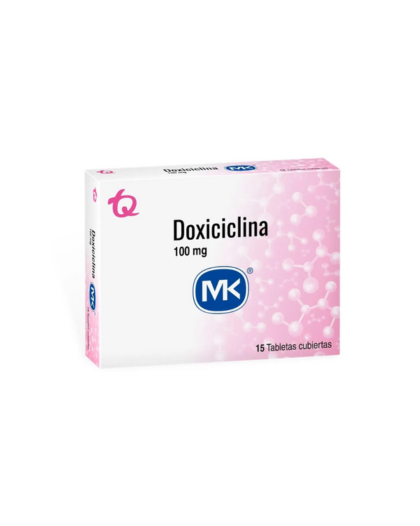 Doxiciclina Mk 100Mg X 15 Tabletas Cubiertas