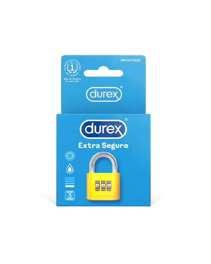 Durex extra seguro 3uni
