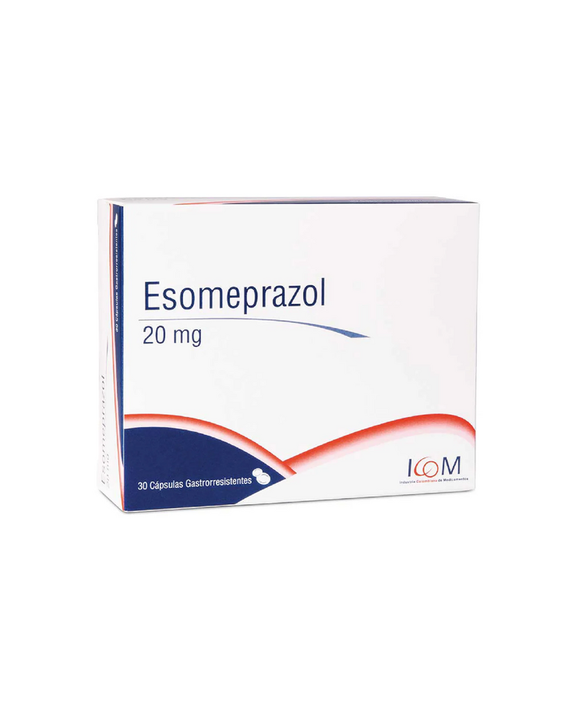 ESOMEPRAZOL 20 MG 30 CAPSULAS ICOM