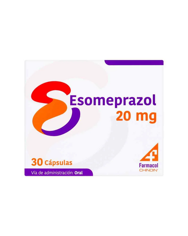 ESOMEPRAZOL 20 MG CAJA X 30 CAPSULAS
