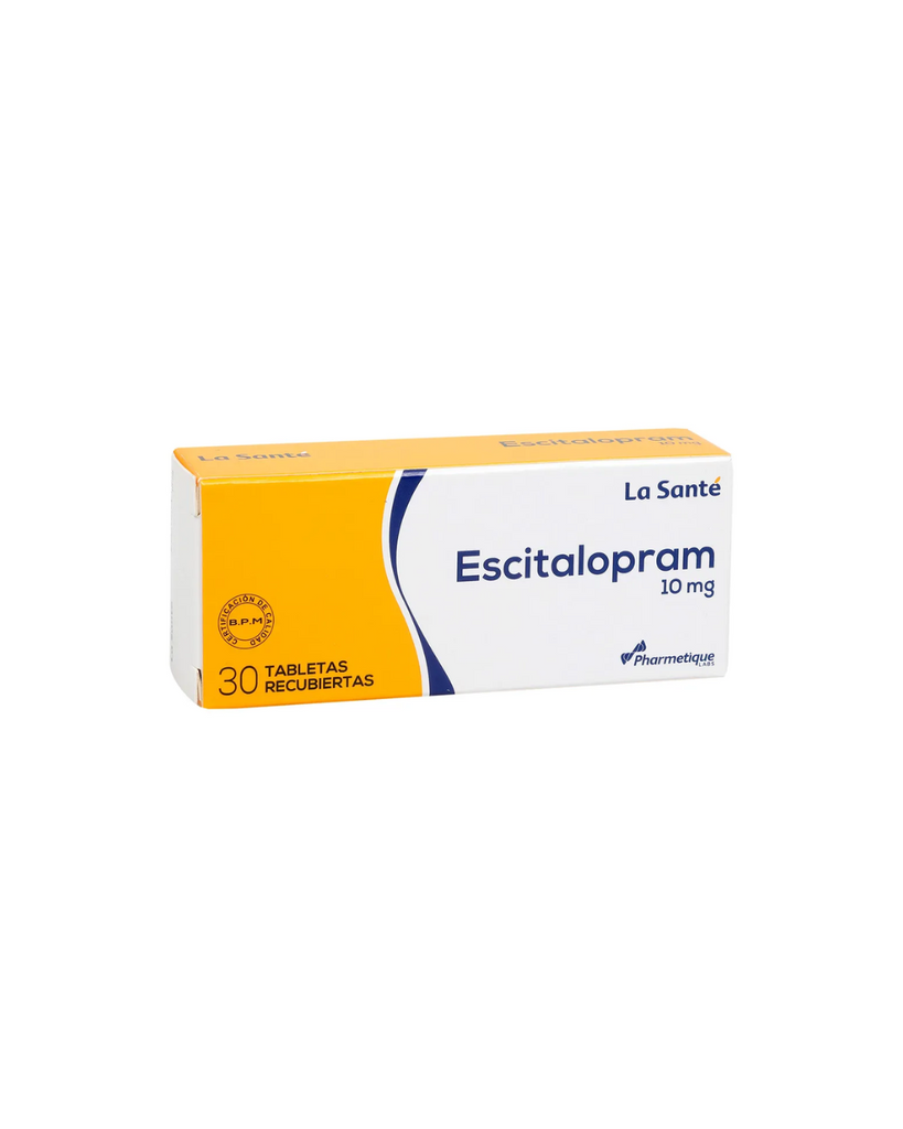 Escitalopram 10mg Tableta Recubierta La sante