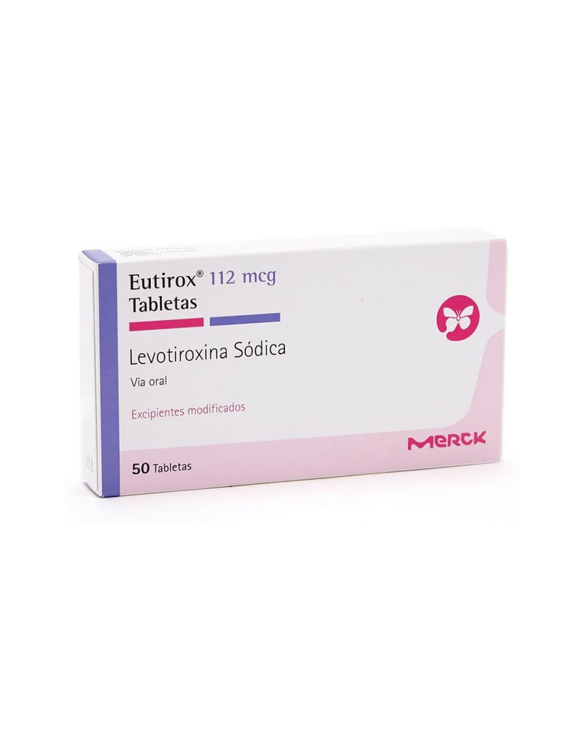 Eutirox 112Mcg Caja X 50 Tabletas