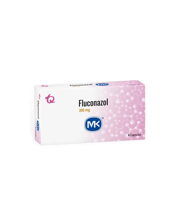 FLUCONAZOL 200 MG 4 CAPSULAS (MK)