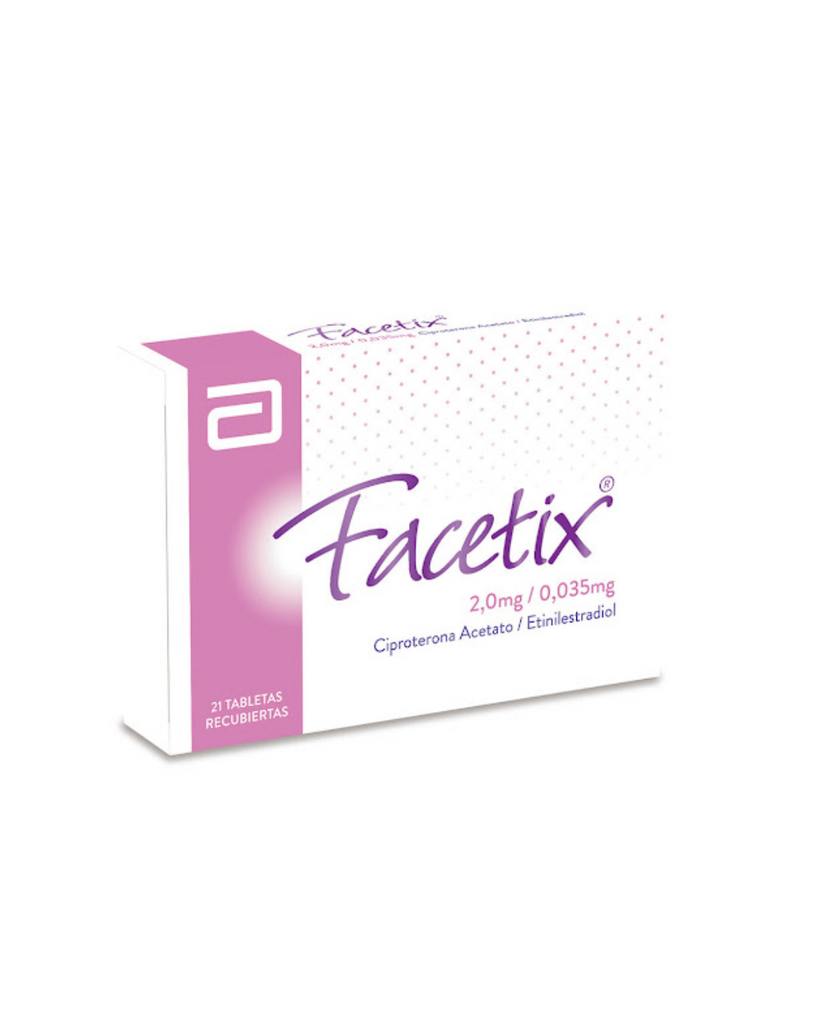 Facetix Ciproterona + Etinilestradiol 2.0mg/0.035mg Lafrancol Caja X 21 Tabletas Abbott