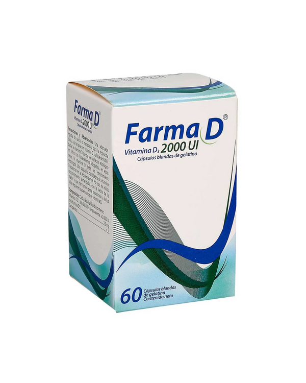 Farma D3 2000 Ui Cápsula Blanda