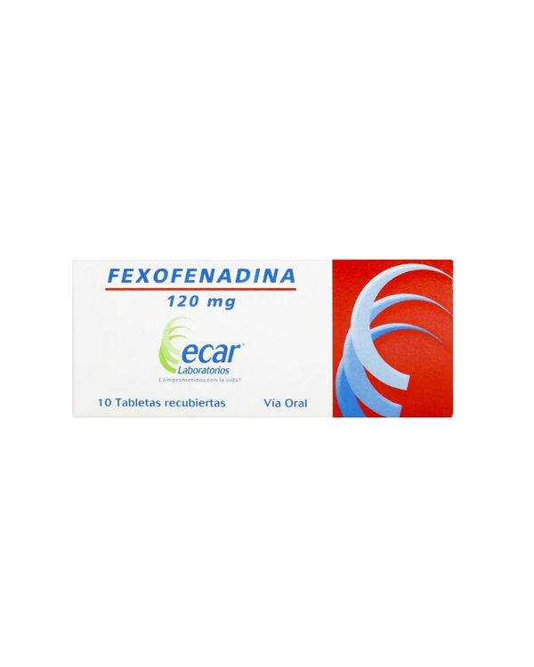 Fexofenadina 120mg Tableta Recubierta ecar