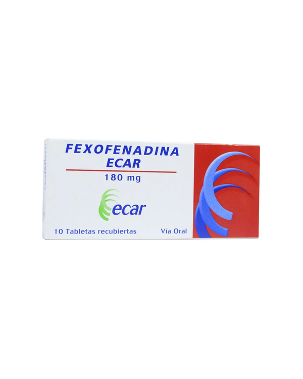 Fexofenadina 180Mg Tableta Recubierta Caja X 10 Ecar
