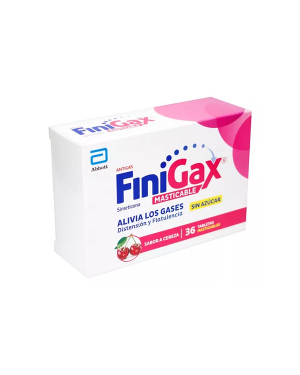 Finigax Masticable Cereza 36 Tabletas