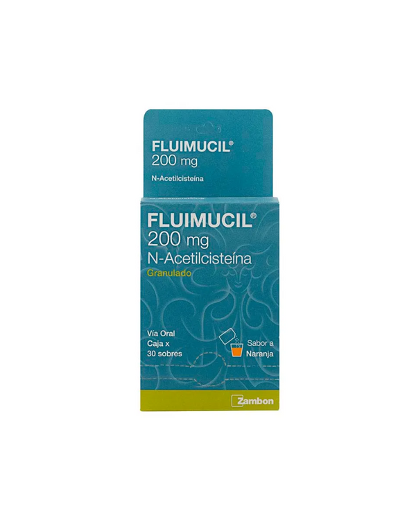 Fluimucil 200 Mg Zambon X30 Sobres / Unidad 2.000
