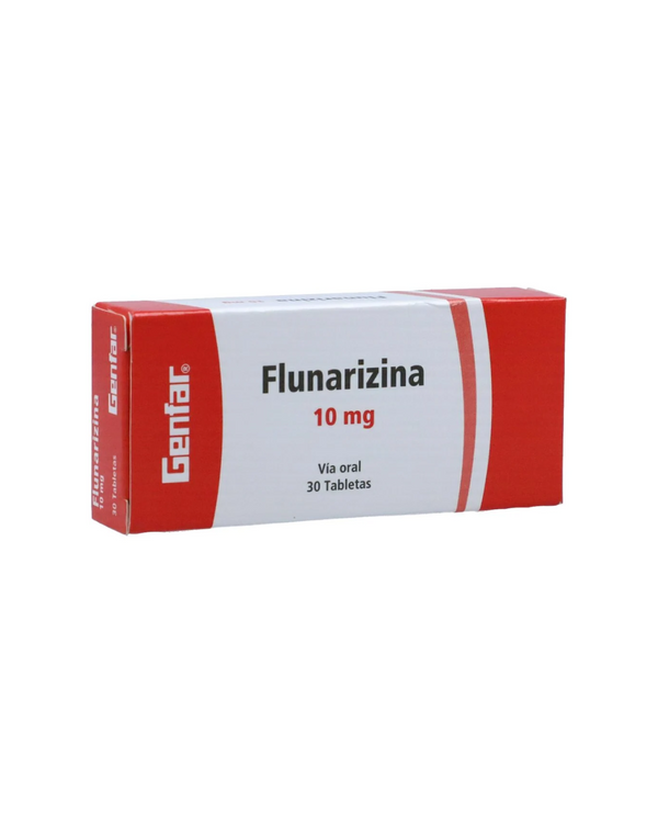 Flunarizina Genfar 10Mg Caja X 30 Tabletas