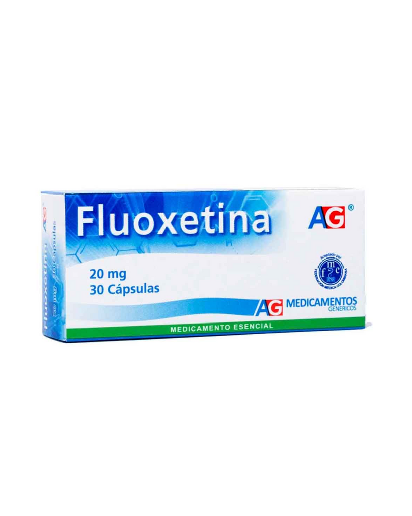 Fluoxetina AG 20mg x30 cápsulas