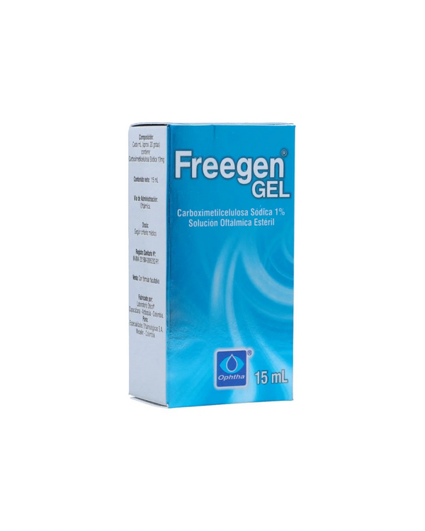 Freegen Gel Solución Oftálmica Estéril 10Mg/mL Frasco X 15mL