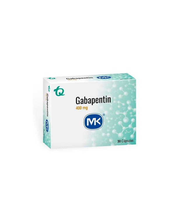 Gabapentin Mk 400Mg X 30 Capsulas