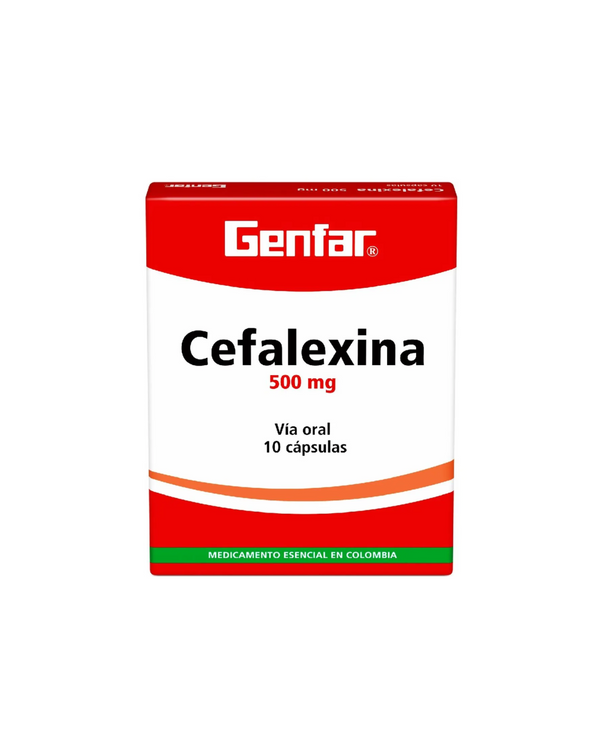 Genfar Cefalexina 500Mg Caja X 10 Capsulas