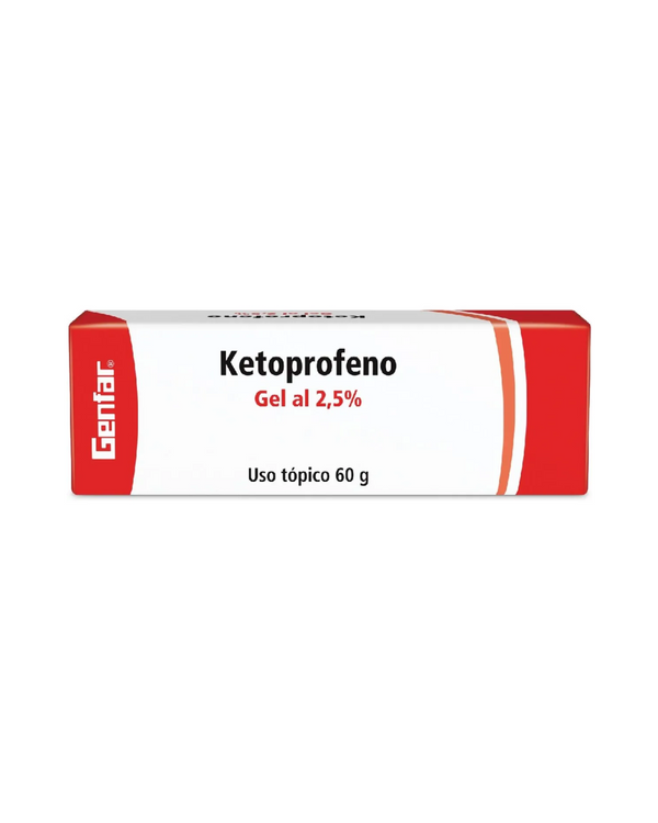 Genfar Ketoprofeno Gel Al 2.5% Tubo X 60G