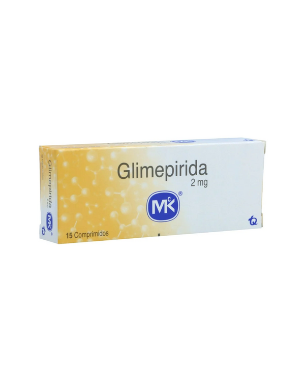 Glimepirida Mk 2Mg Caja X 15 Tabletas