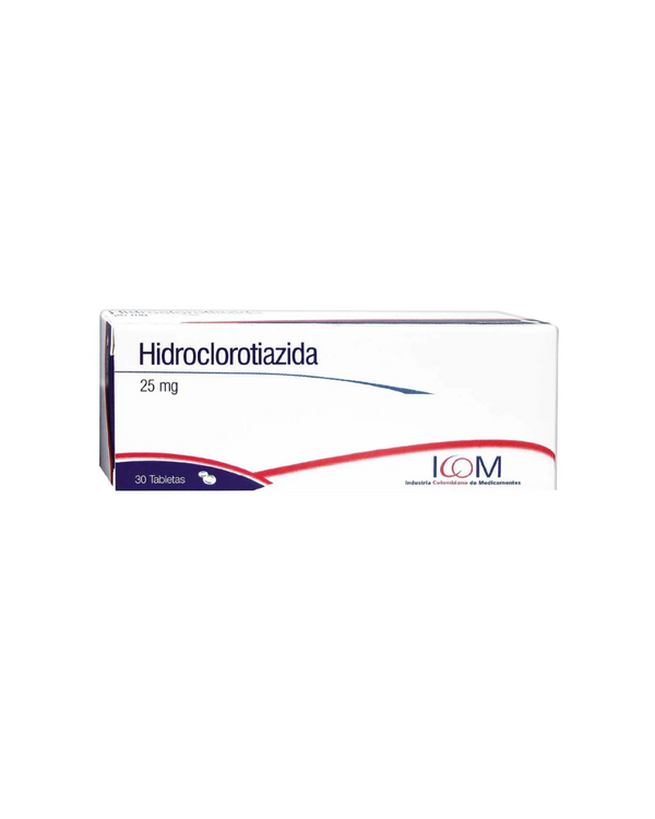 Hidroclorotiazida 25Mg X 30Tab