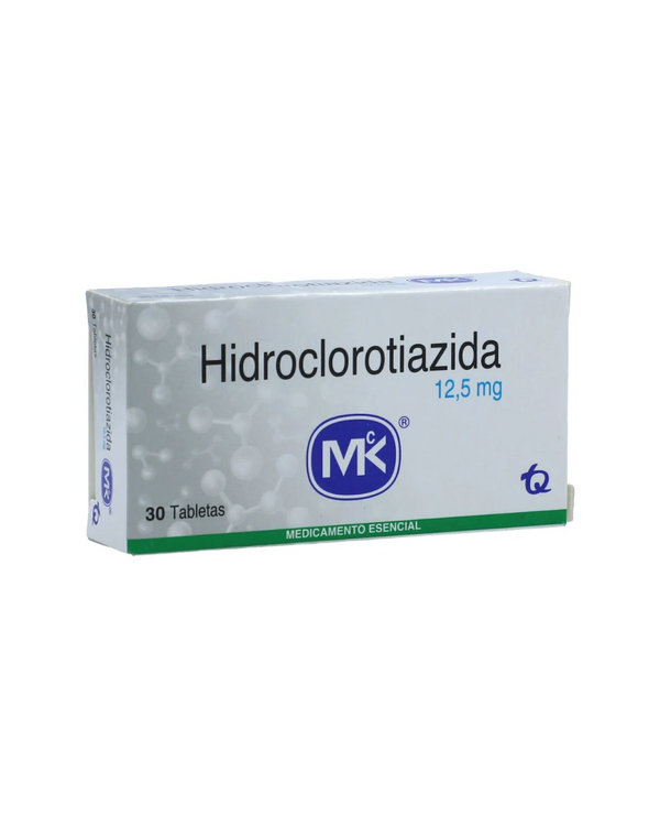Hidroclorotiazida Tabletas 12.5Mg Caja X 30