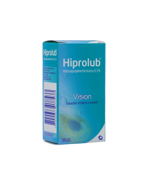 Hiprolub 0.3% Solución Oftalmica Esteril Frasco X 15 mL