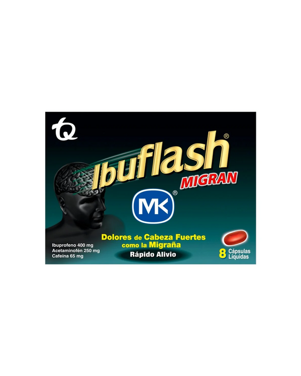 Ibuflash Migran Cápsulas Líquidas Caja X 8