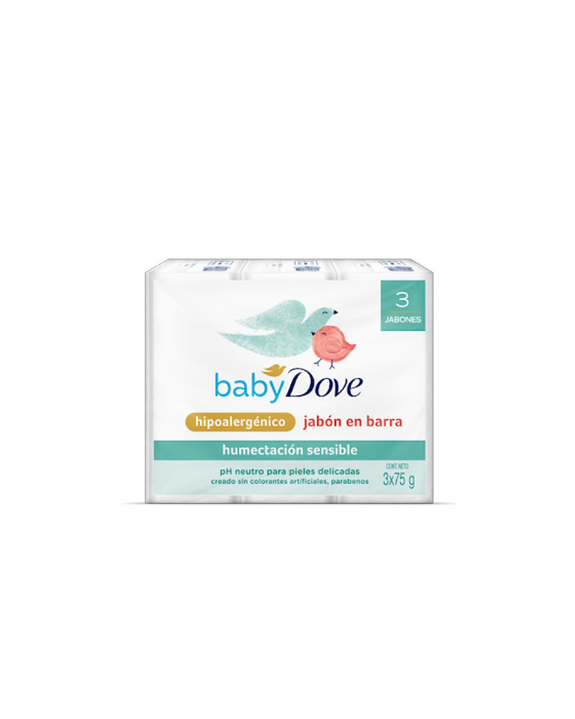 Jabon Baby Dove Hipoalergenico 75g Bebe