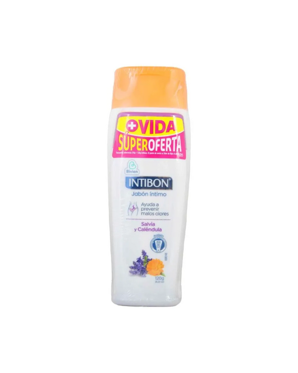 Jabón intimo Intibon Caléndula 210 Ml + Salvia 120 Ml