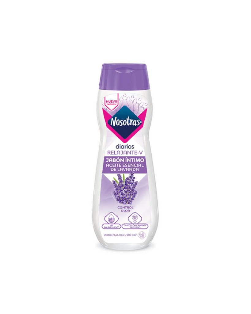Jabón Intimo Nosotras Lavanda Frasco X 200 Ml