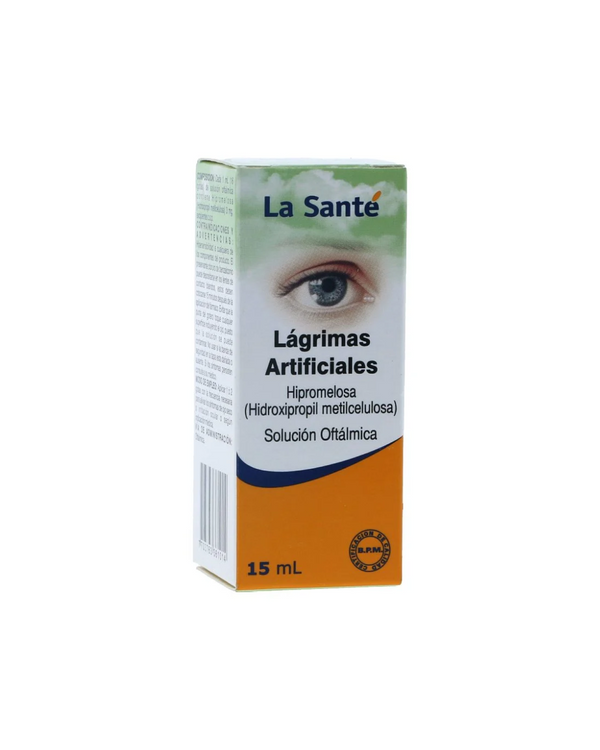 Lagrimas Artificiales 3Mg/mL Solución Oftalmica La Santé Frasco X 15 mL