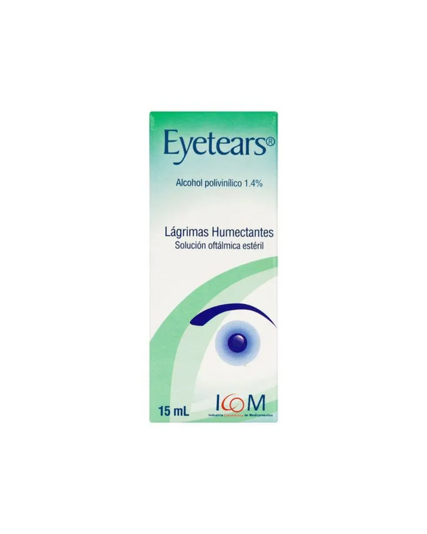 Lágrimas Humectantes Eyetears 1.4% Icom Frasco X 15 Ml.