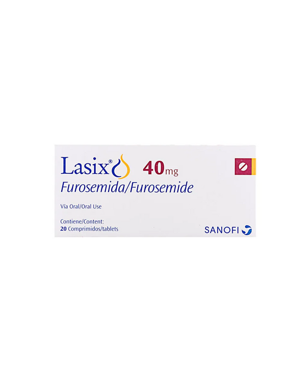 Lasix 40 Mg Sanofi X20 Tabletas