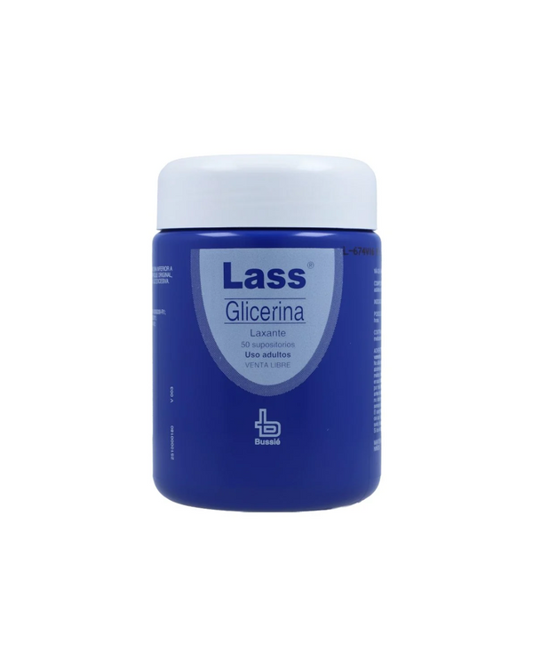 Lass Supositorios Laxante Adulto 2.3Gr Sobre X 5 Supositorios