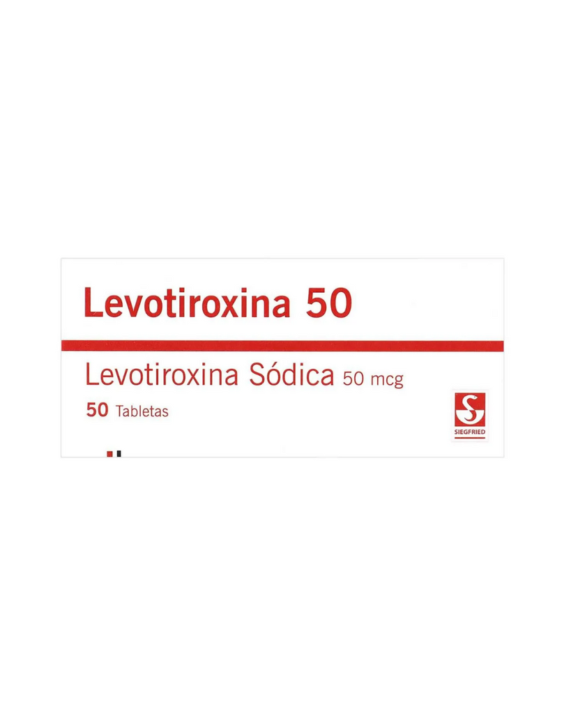Levotiroxina 50 Mcg 50 Tabletas