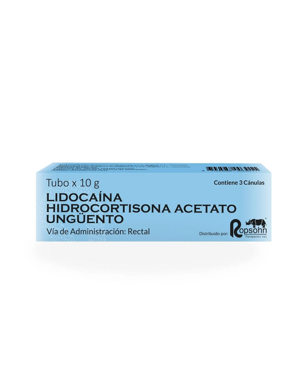 Lidocaina+Hidrocortisona Ropsohn Tubo X 10g unguento