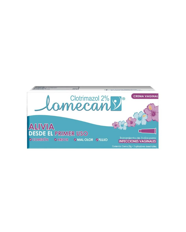 Lomecan V 2% Crema Vaginal Tubo X 20g