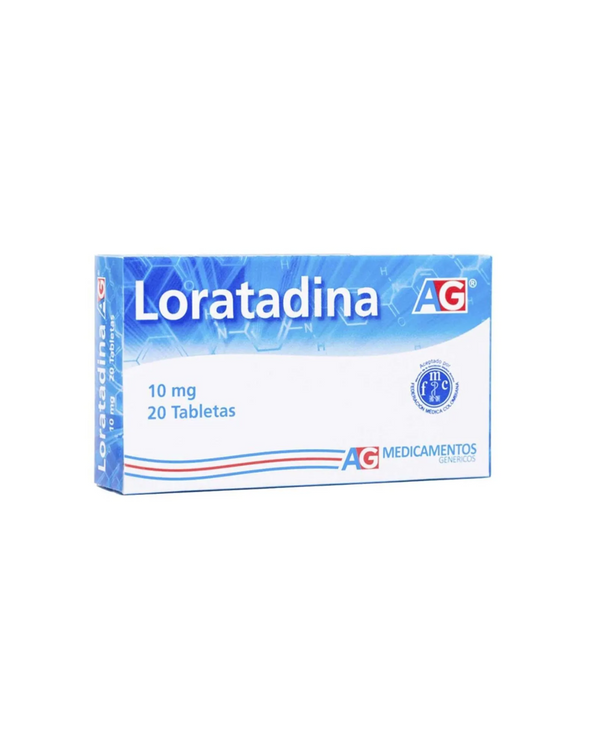 Loratadina 10Mg Ag X 20 Tabletas