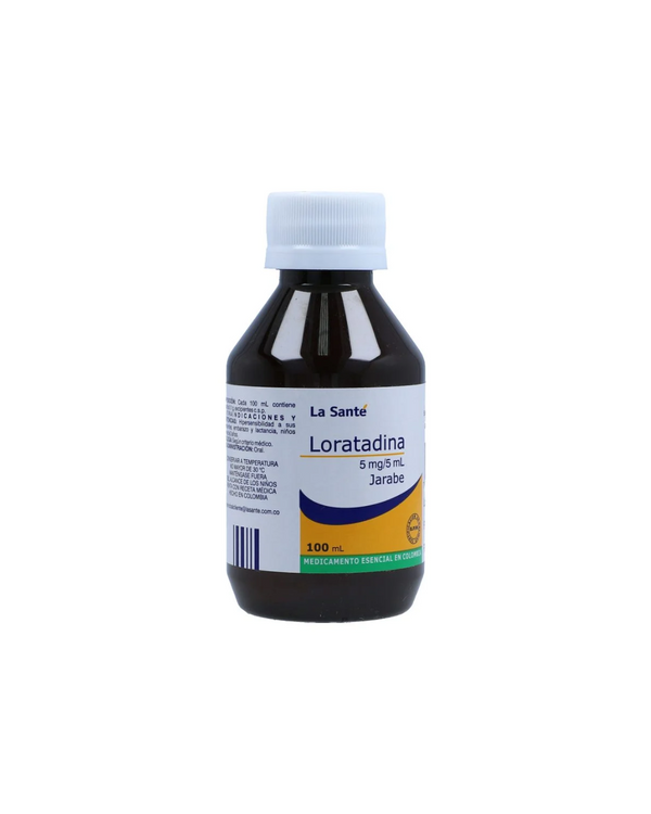 Loratadina Jarabe 5Mg/5mL Frasco X 100 mL