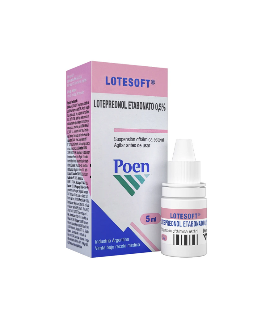 Lotesoft Suspensión Oftálmica Estéril 0,5% Frasco X 5mL