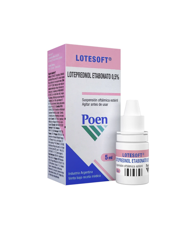 Lotesoft Suspensión Oftálmica Estéril 0,5% Frasco X 5mL