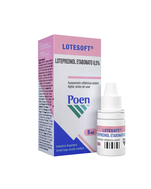 Lotesoft Suspensión Oftálmica Estéril 0,5% Frasco X 5mL