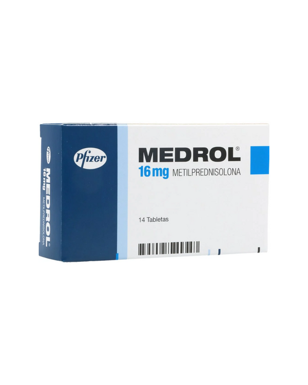 Medrol 16Mg Caja X 14 Tabletas Pfizer
