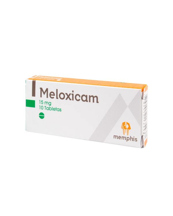 Meloxicam 15 Mg Memphis Caja X 10 Tabletas.