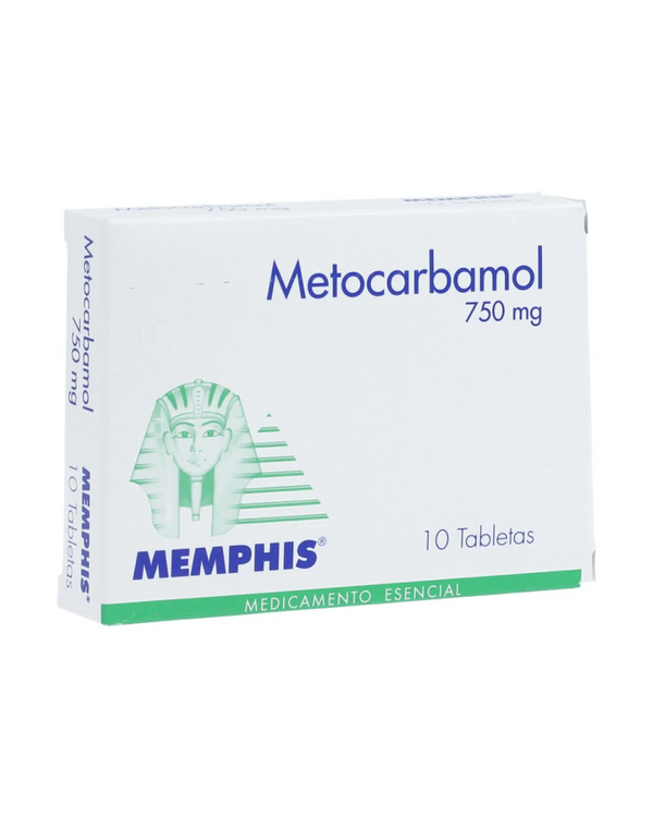 Metocarbamol Tabletas 750Mg Caja X 10