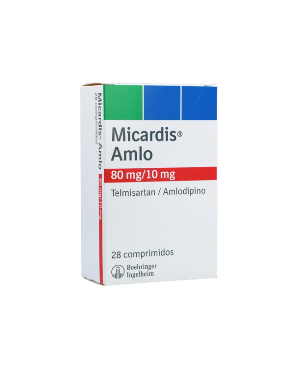 Micardis Amlo Tabletas 80Mg+10Mg Caja X 28