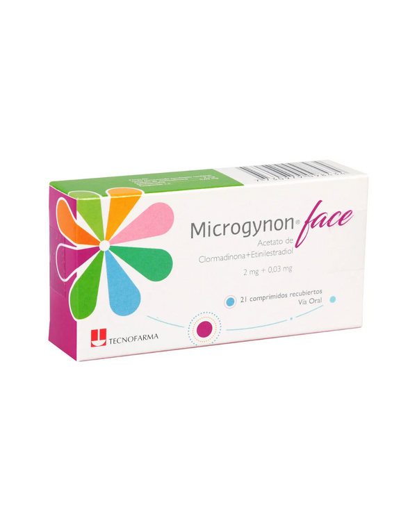 Microgynon Face 2 mg / 0.03 mg Comprimidos Recubiertos Tecnofarma