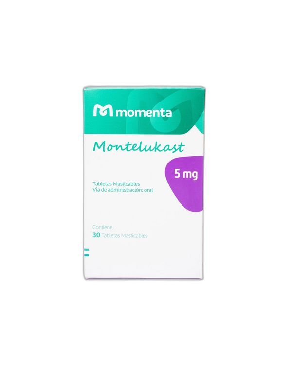 Montelukast 5 Mg Caja Por 30 Tabletas Mastic