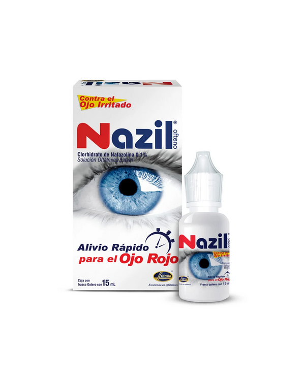 Nazil Ofteno Gotas Solución Oftálmica Estéril Frasco X 15 mL