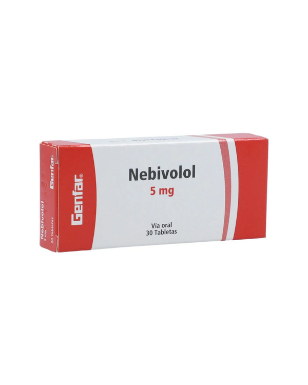 Nebivolol Genfar 5Mg Caja X 30 Tabletas