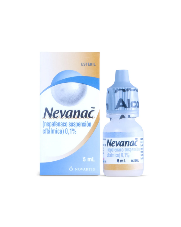 Nevanac 0,10% Suspensión Oftalmologica Frasco X 5mL